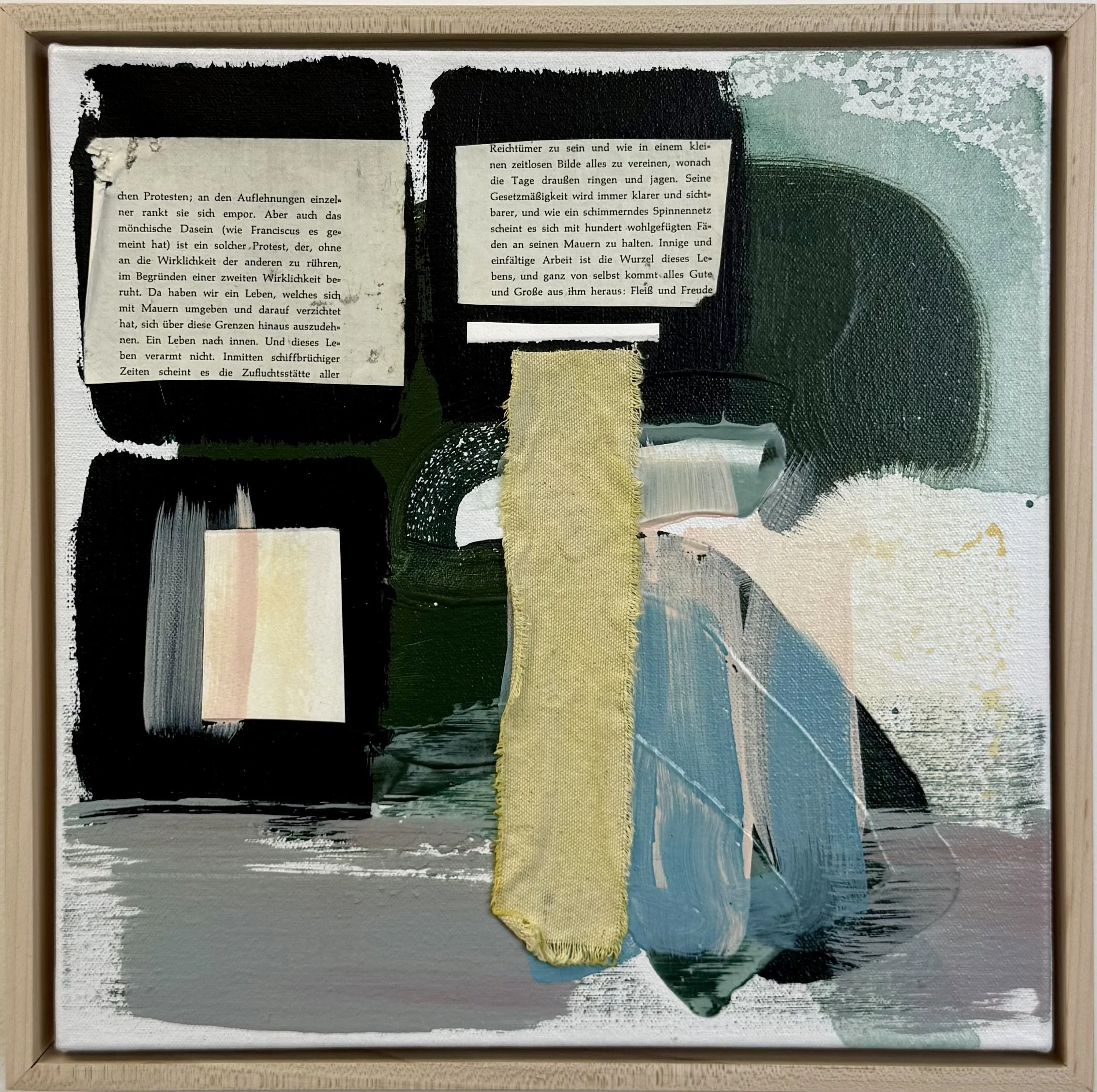 abstract art - all i know is aber - 12x12