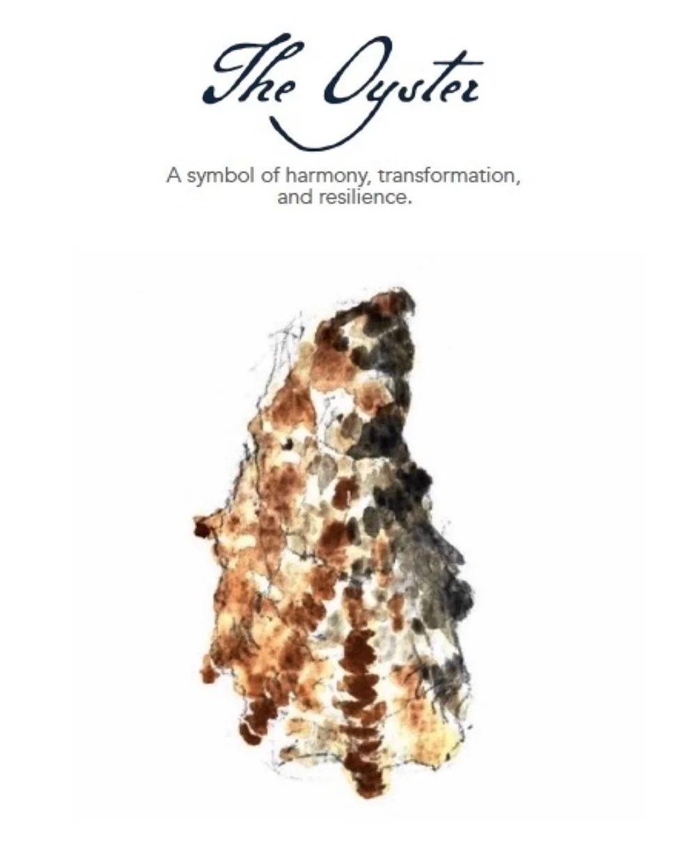 The oyster is a powerful and sustainable symbol of harmony, transformation, and resilience. 🦪

I&rsquo;ll be sharing more about this little guy later on&hellip; be sure to sign up for emails so you don&rsquo;t miss it! 

#sustainblefashion #handmade