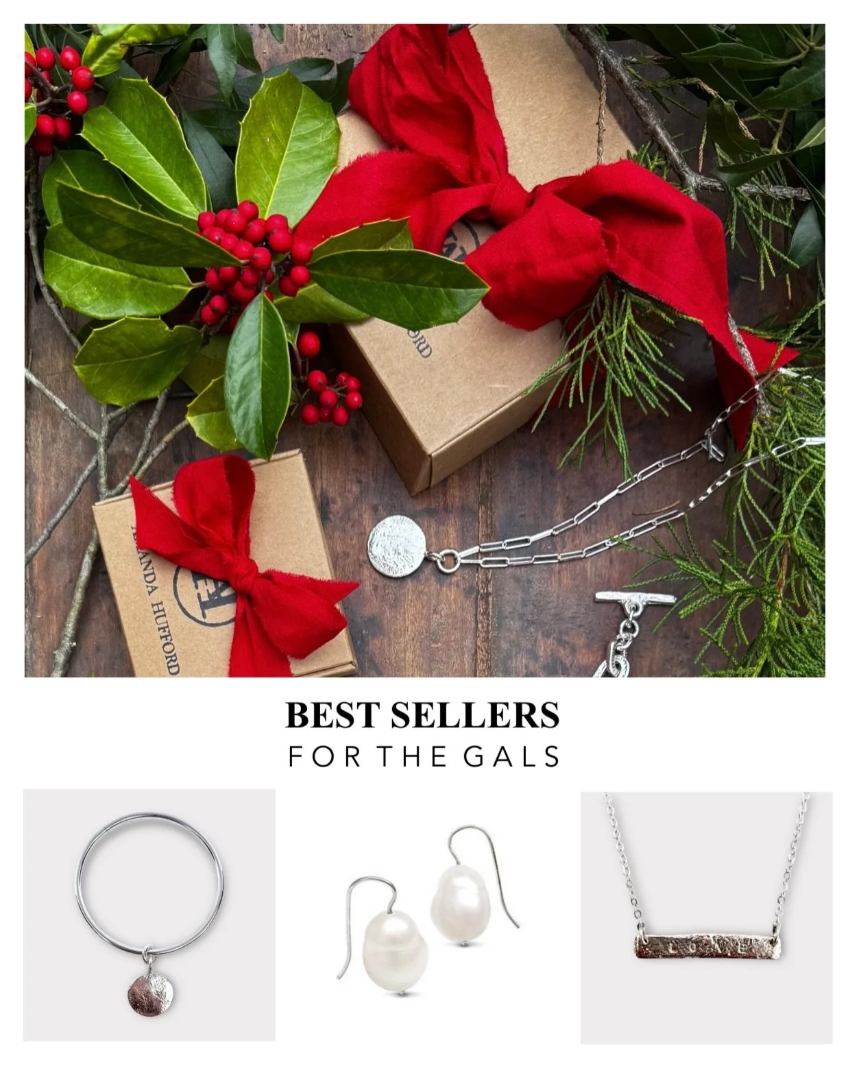 Best selling gifts for the gals&hellip; make it personal, classic, or make it bold. 

These favorites make gifting for a special someone (or yourself) easy and intentional. Whether you choose a personalized piece or a symbolic design these gifts keep