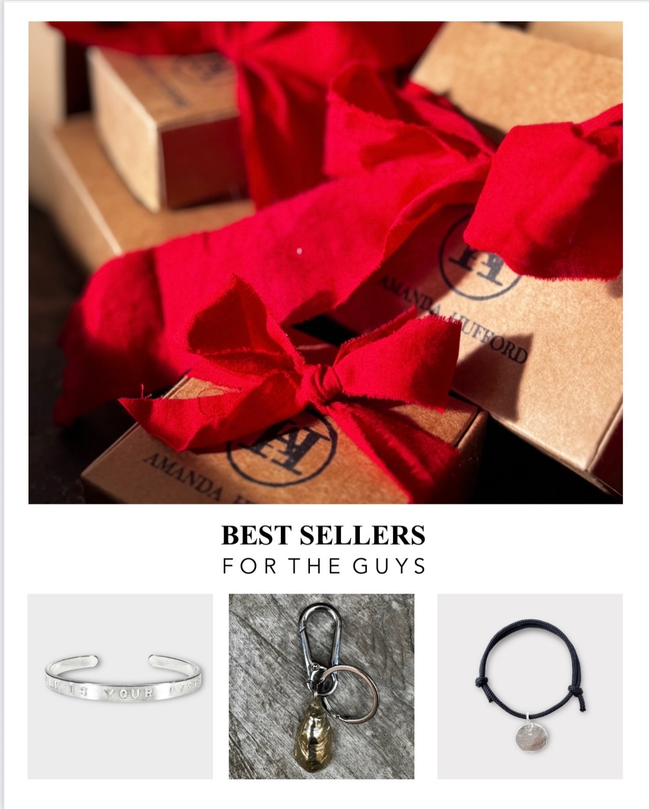 Best selling gifts for guys&hellip;personal, functional, fun. (Or all three.)

Many of our designs are unisex, several can be personalized, and all are filled with meaning. 

#christmasgiftsforhim #giftsforguys #unisexjewelry