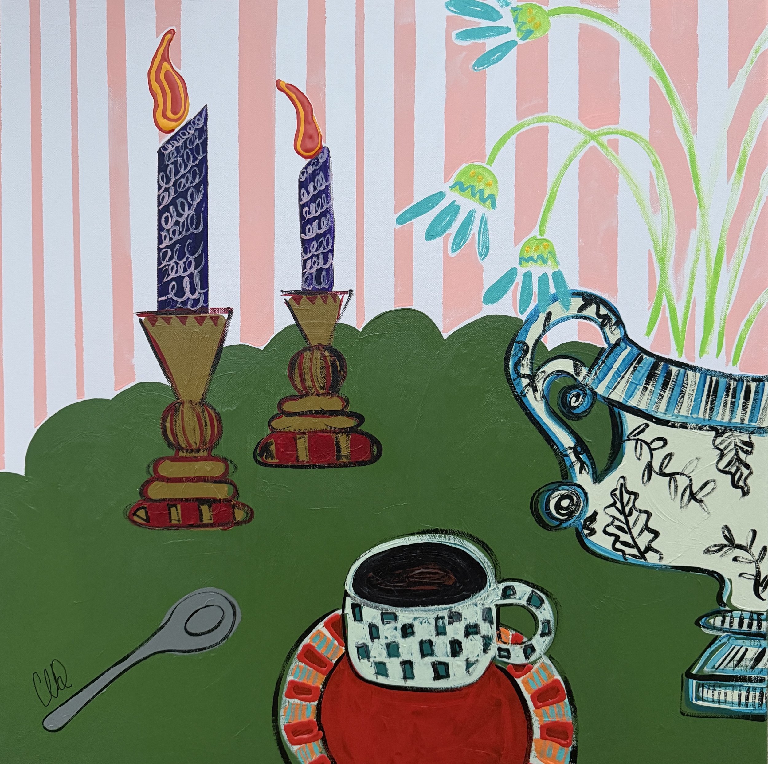 My Morning Coffee Giclée Print