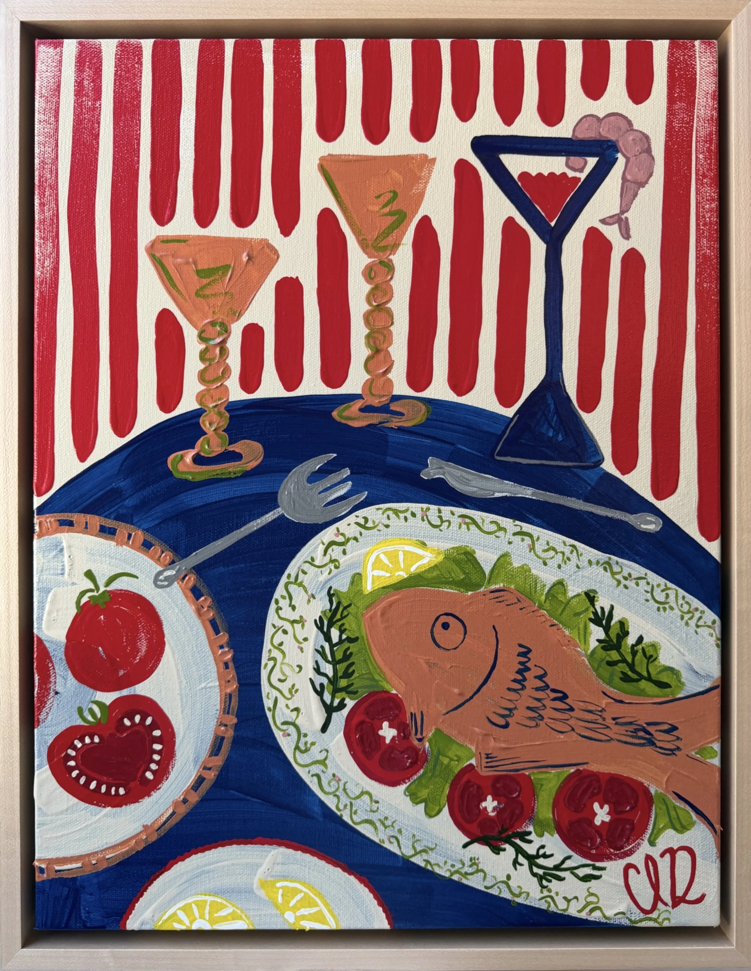 Fish, Tomatoes, and Good Company_18x14_$675_Acrylic  (1).jpg