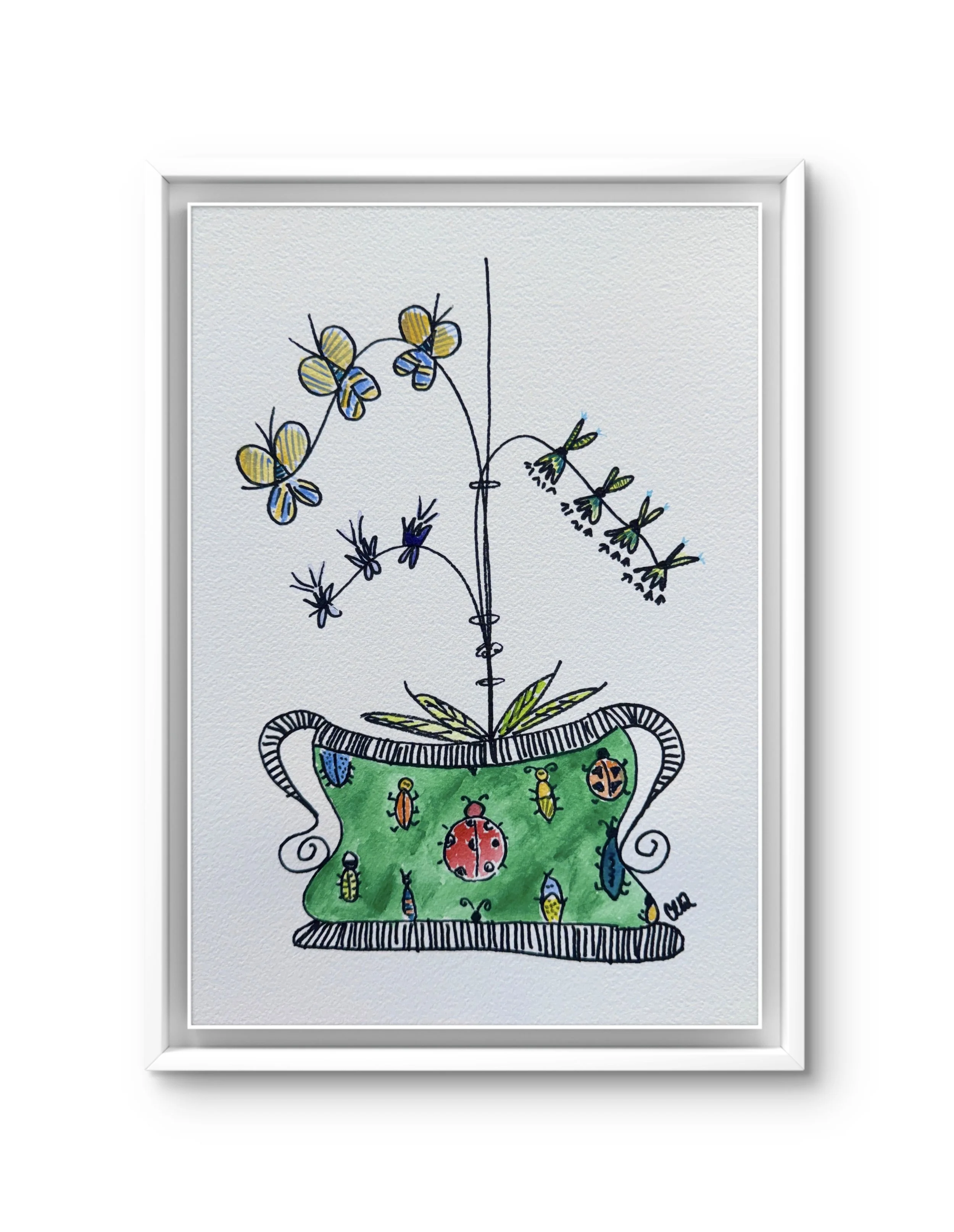 9x12 Orchid Critters