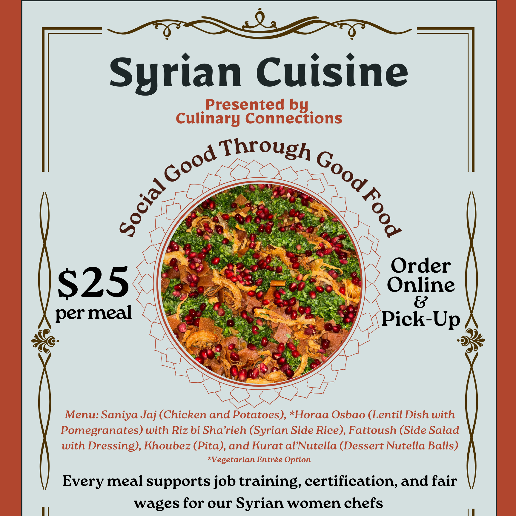 August 2025 - Syrian Cuisine