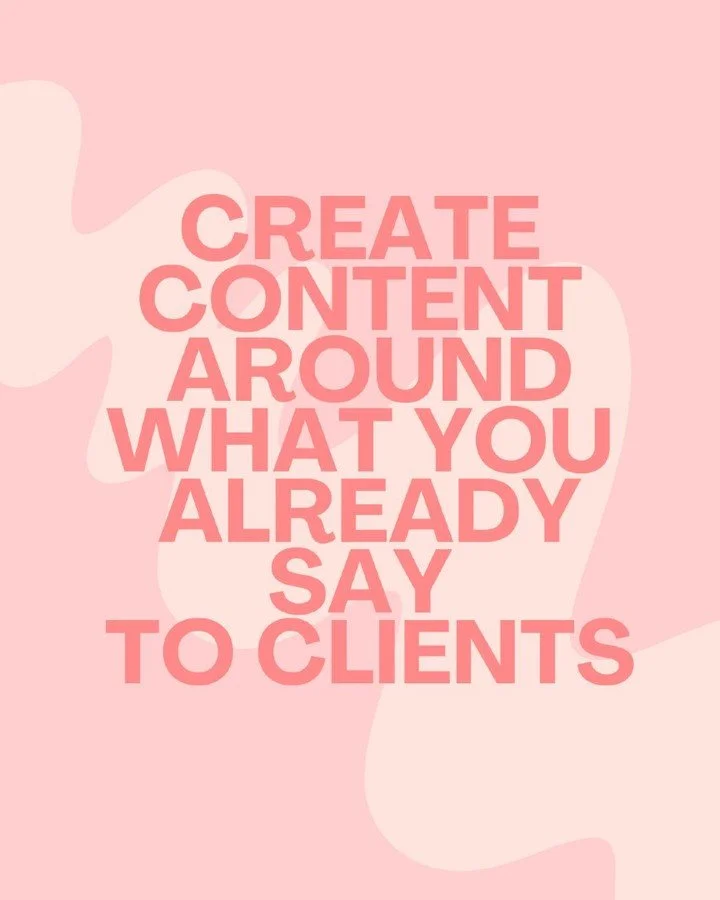 Most of your best content is already hiding in plain sight.
It&rsquo;s in the voice notes. The client emails. The &ldquo;I say this every time&rdquo; moments.
Start there.

You already explain this stuff beautifully to clients.
That&rsquo;s the conte