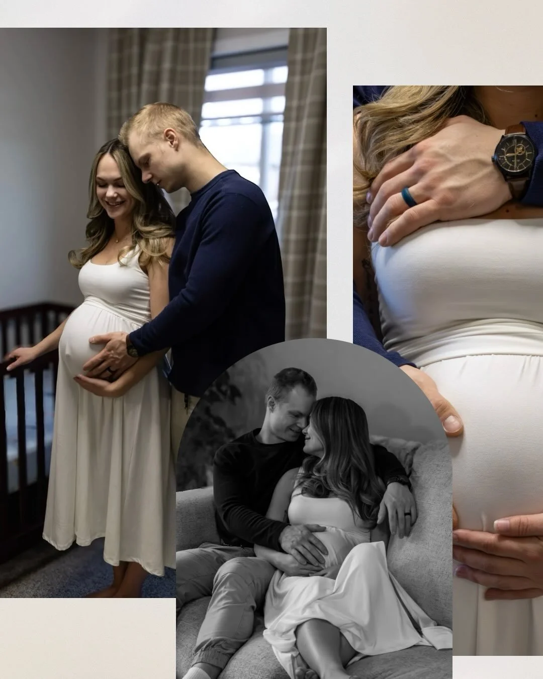 The quiet before everything changes&mdash;soft light, tiny hands, and so much love 🤍
In-home maternity sessions are such a beautiful way to remember this season.