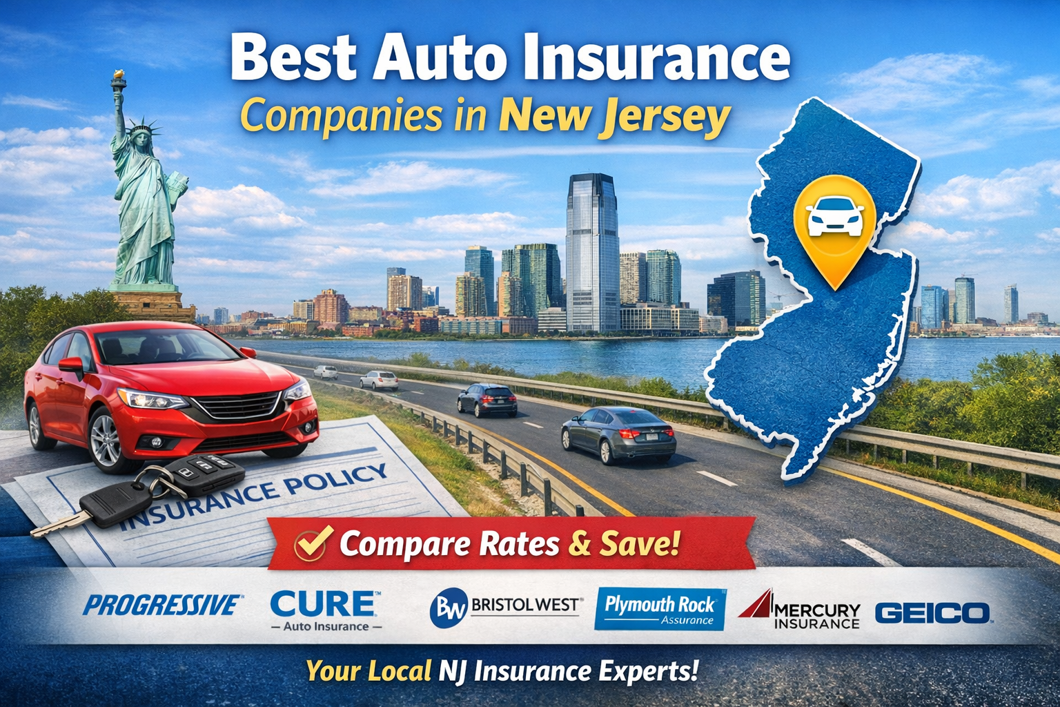 🚗Best Auto Insurance companies in New Jersey