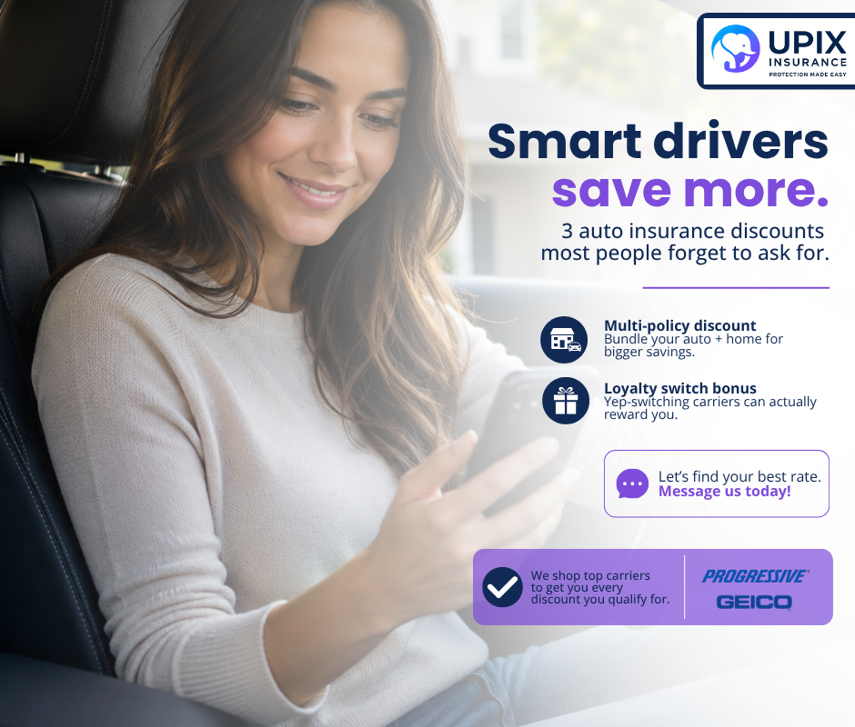3 auto insurance discounts most NJ drivers never ask about (and how UPIX finds them for you)
