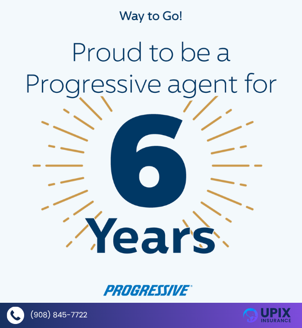 🎉 Proud to celebrate 6 years as a Progressive Insurance agent!
