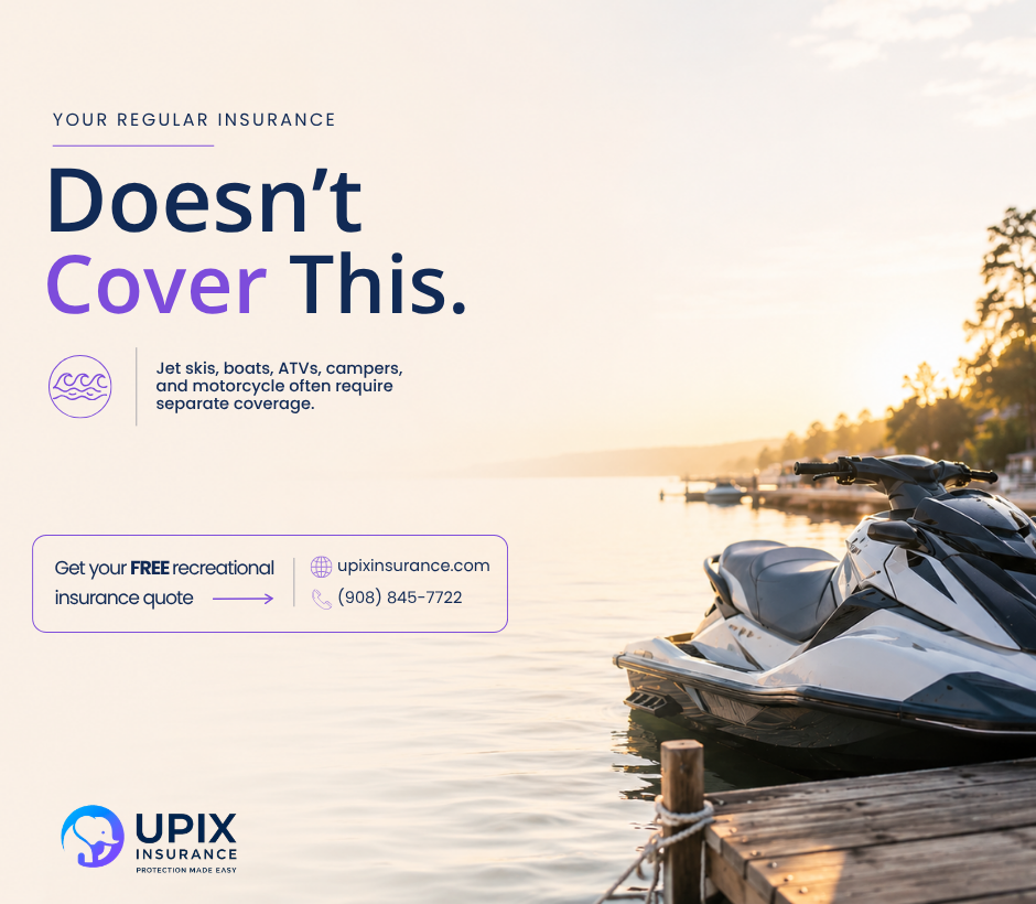 Your Auto and Home Insurance Don't Cover Your Jet Ski, Boat, or ATV — Here's What Does