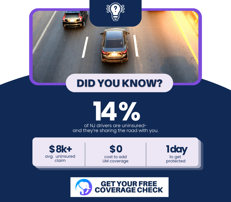 Uninsured Drivers in NJ: What Happens If One Hits You?