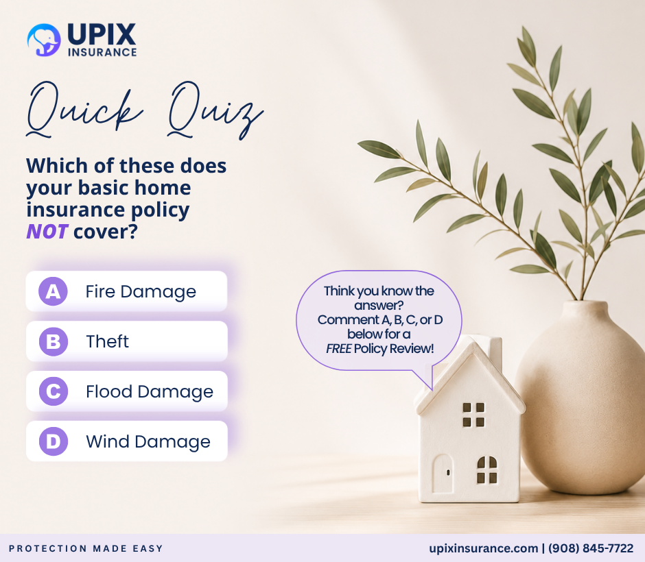 Quiz: Which of These Isn't Covered by Your Home Insurance?