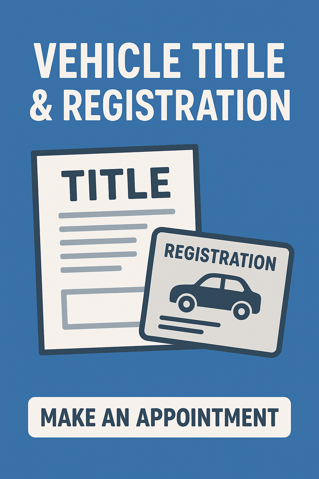 Motor Vehicle Appointment for vehicle registration