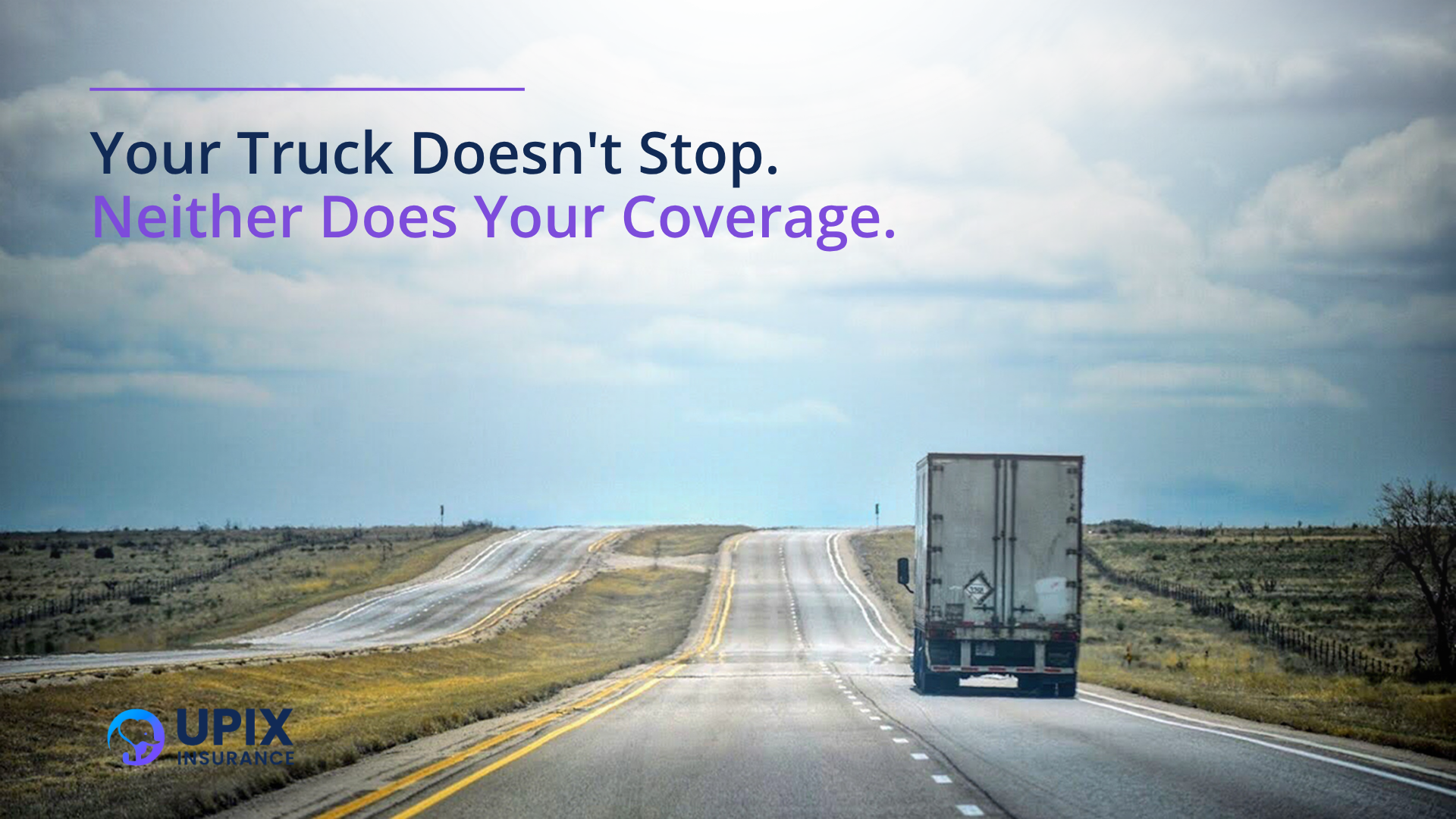 NJ commercial truck owner-operator covered by UPIX Insurance commercial trucking policy 2026