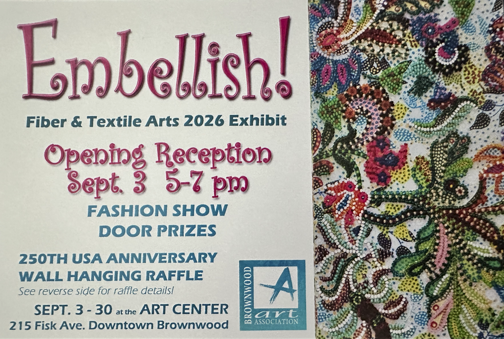 BAAFTA Exhibit Embellish! — Brownwood Art Association