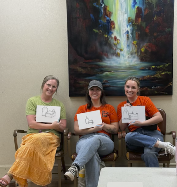 Parents joining in on the fun