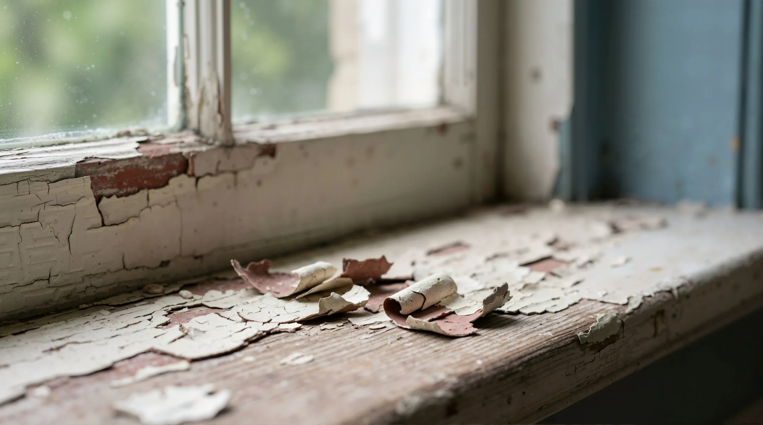 Lead testing for potential lead-based paint in a residential property