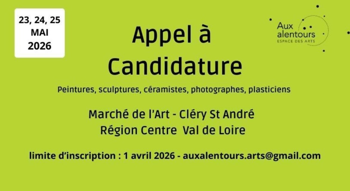 4 &egrave;me March&eacute; de l&rsquo;Art 2026 &agrave; Cl&eacute;ry St Andr&eacute; - Centre Val de Loire 45370.