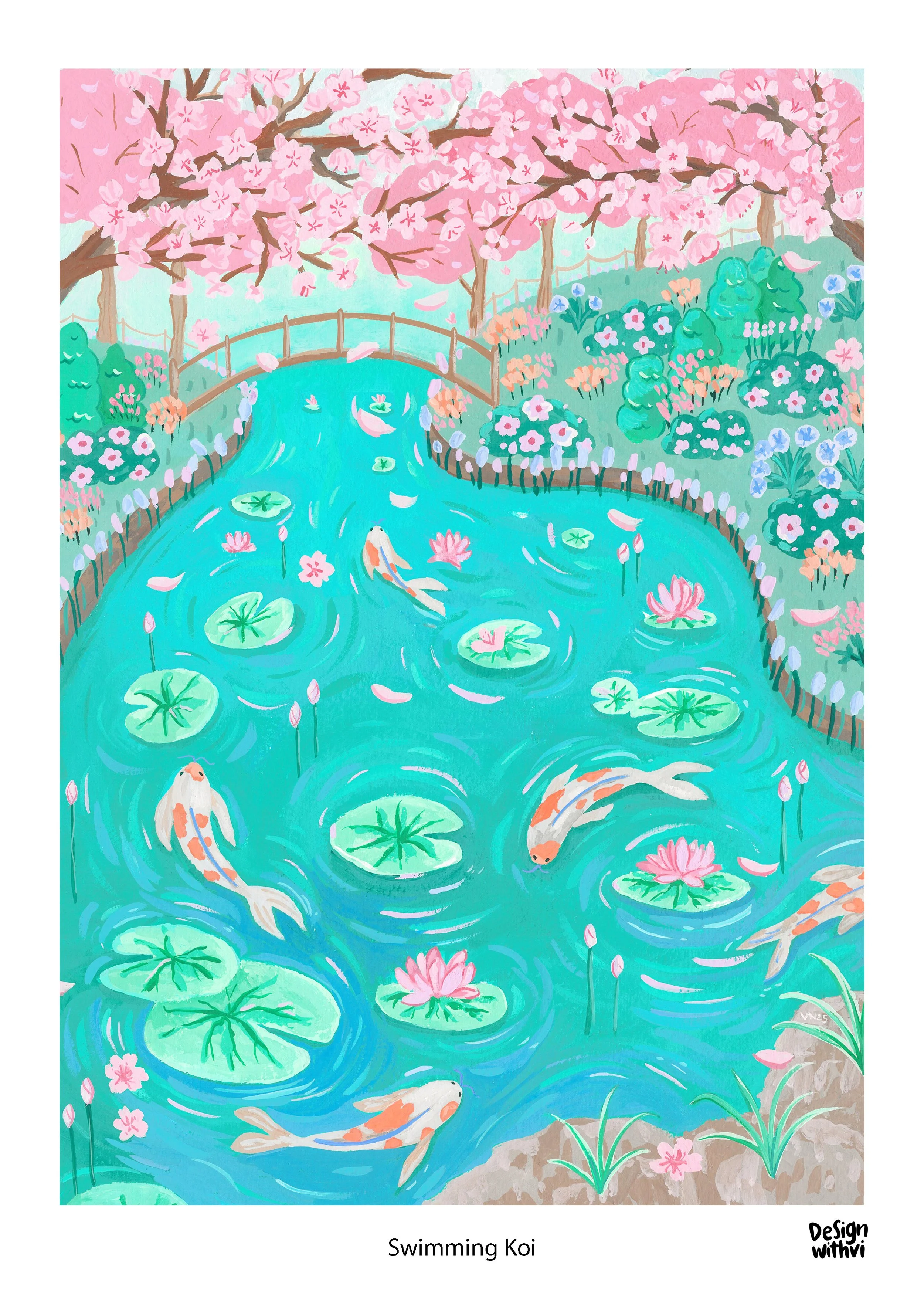 Swimming Koi