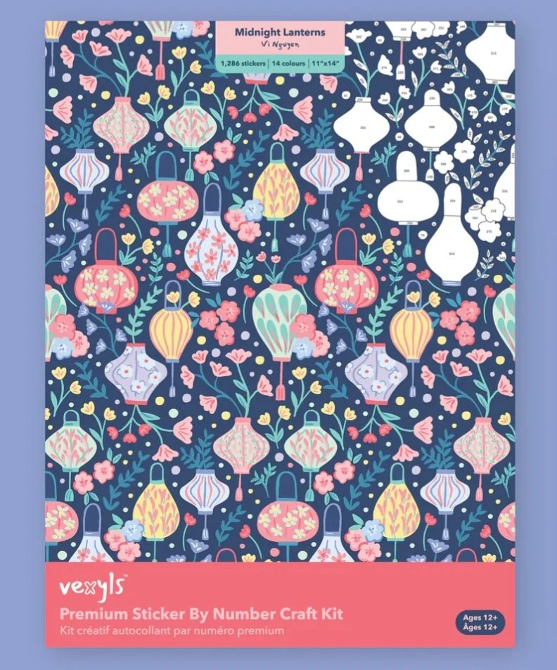 licensed floral pattern from small Instagram accoun