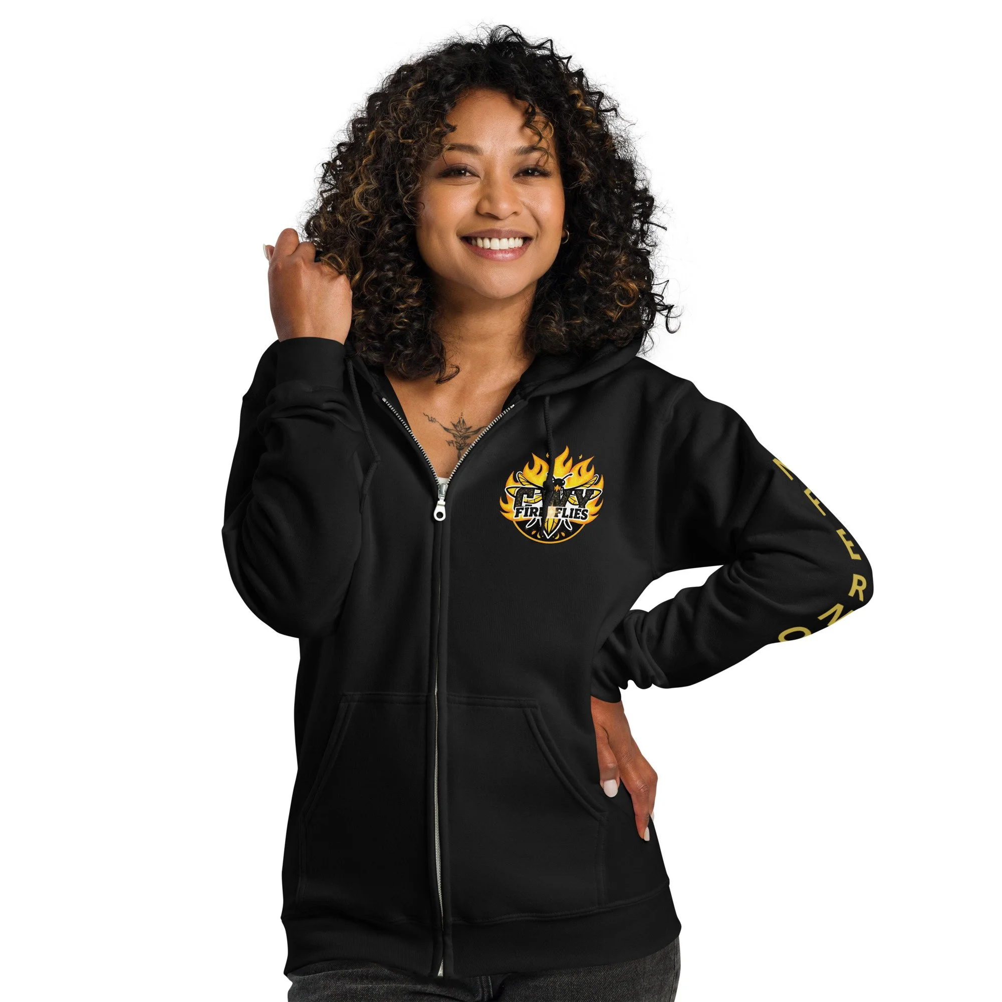 Fireflies Unisex heavy blend zip hoodie