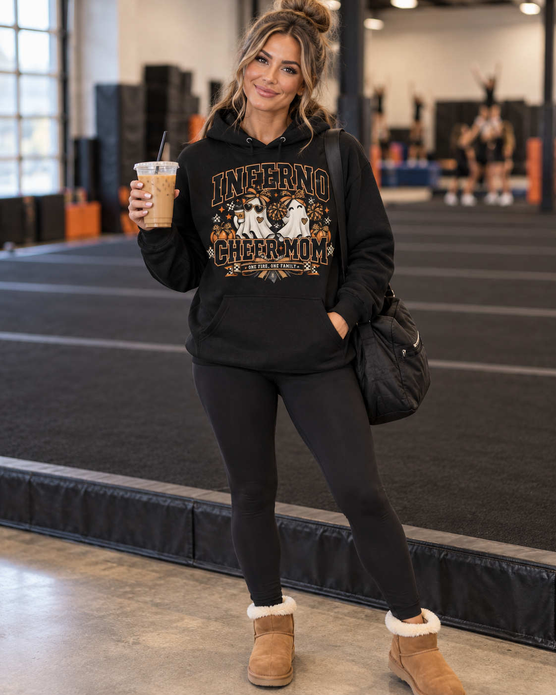 Halloween Cheer Mom Hoodie