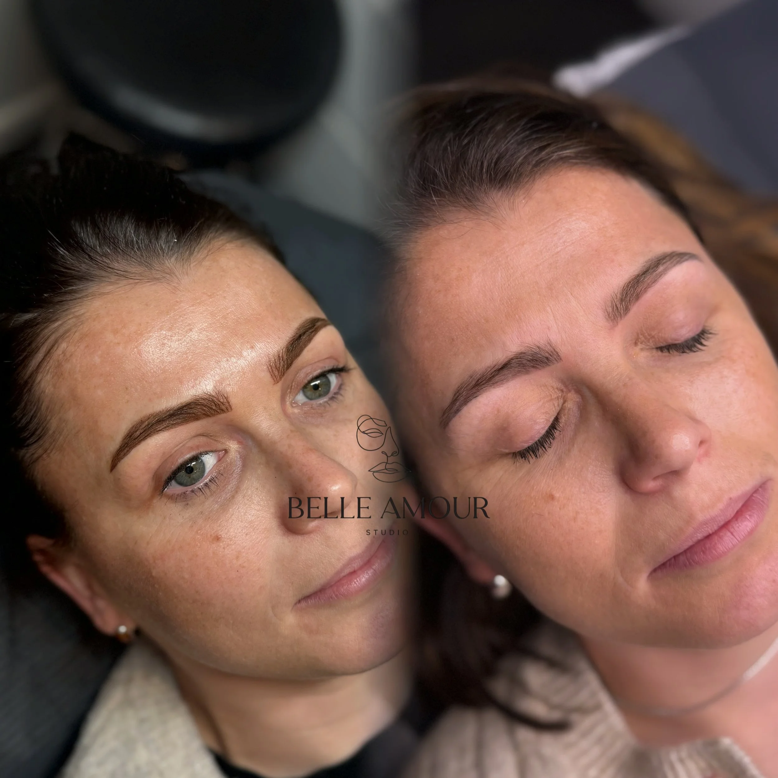 Professional brow tattoo Christchurch results by award-winning cosmetic tattoo artist Samantha, specialising in natural, beautifully shaped eyebrow tattoos.