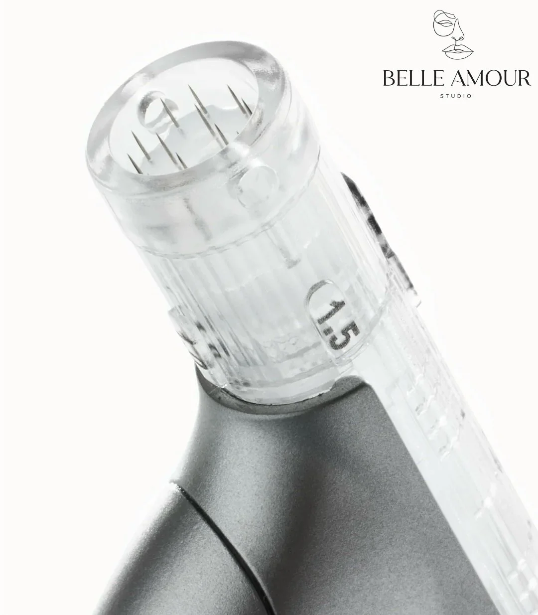 Skin needling facial performed by a qualified skin therapist at Belle Amour Studio Christchurch.