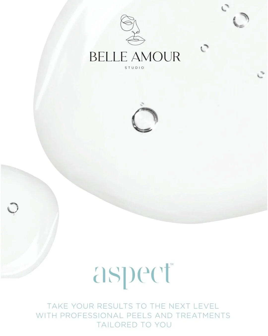 At Belle Amour Studio, results aren&rsquo;t accidental, they&rsquo;re strategic.

That&rsquo;s why we use Aspect Skincare in both clinical treatments and prescribe it for home care. 🪄 

Here&rsquo;s why that combination changes everything:

🤍 Profe