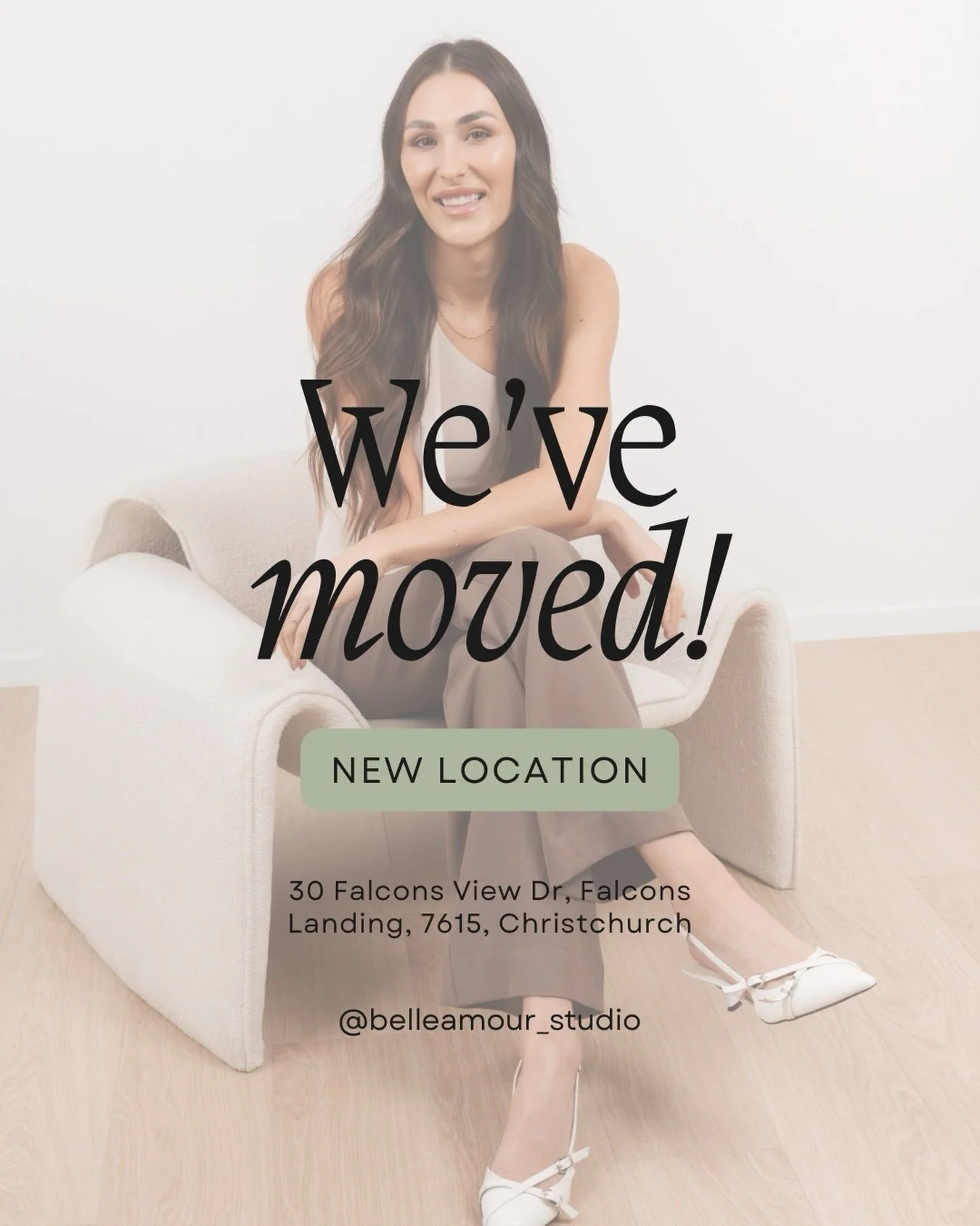 We have officially moved! 🏡 🔨 ✨

Belle Amour Studio is officially at our new home, our amazing builders got it done by the date I&rsquo;d hoped for! 🤍

From Monday 28th September, all appointments will be at our beautiful new studio in Falcons Lan