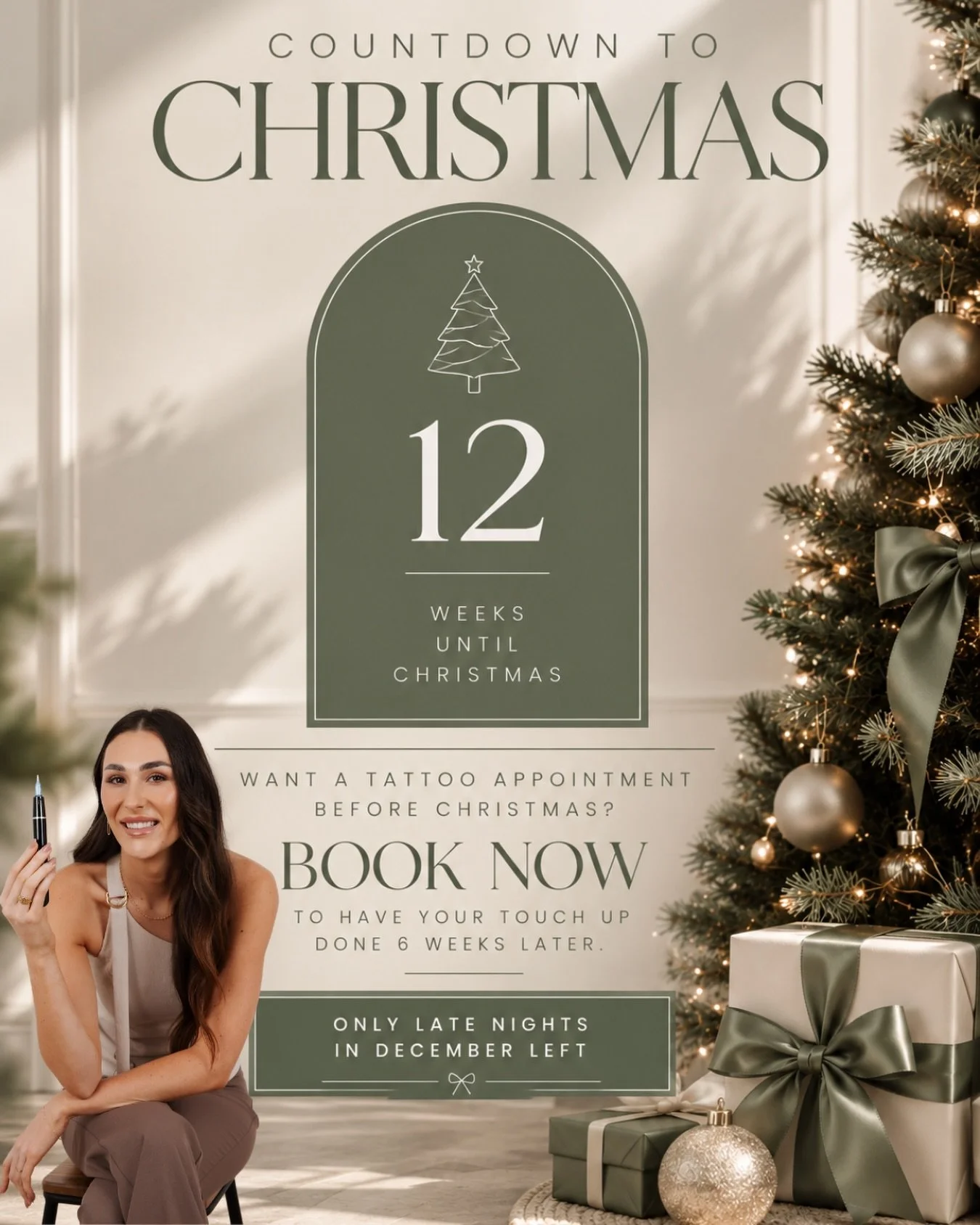 This is scary 🤣 So there&rsquo;s only 12 working weeks until Christmas, and very few late nights only in December left! 

If you&rsquo;re going to the races, festivals, have work functions or awards please rebook your appointments now 🩵 

I&rsquo;m