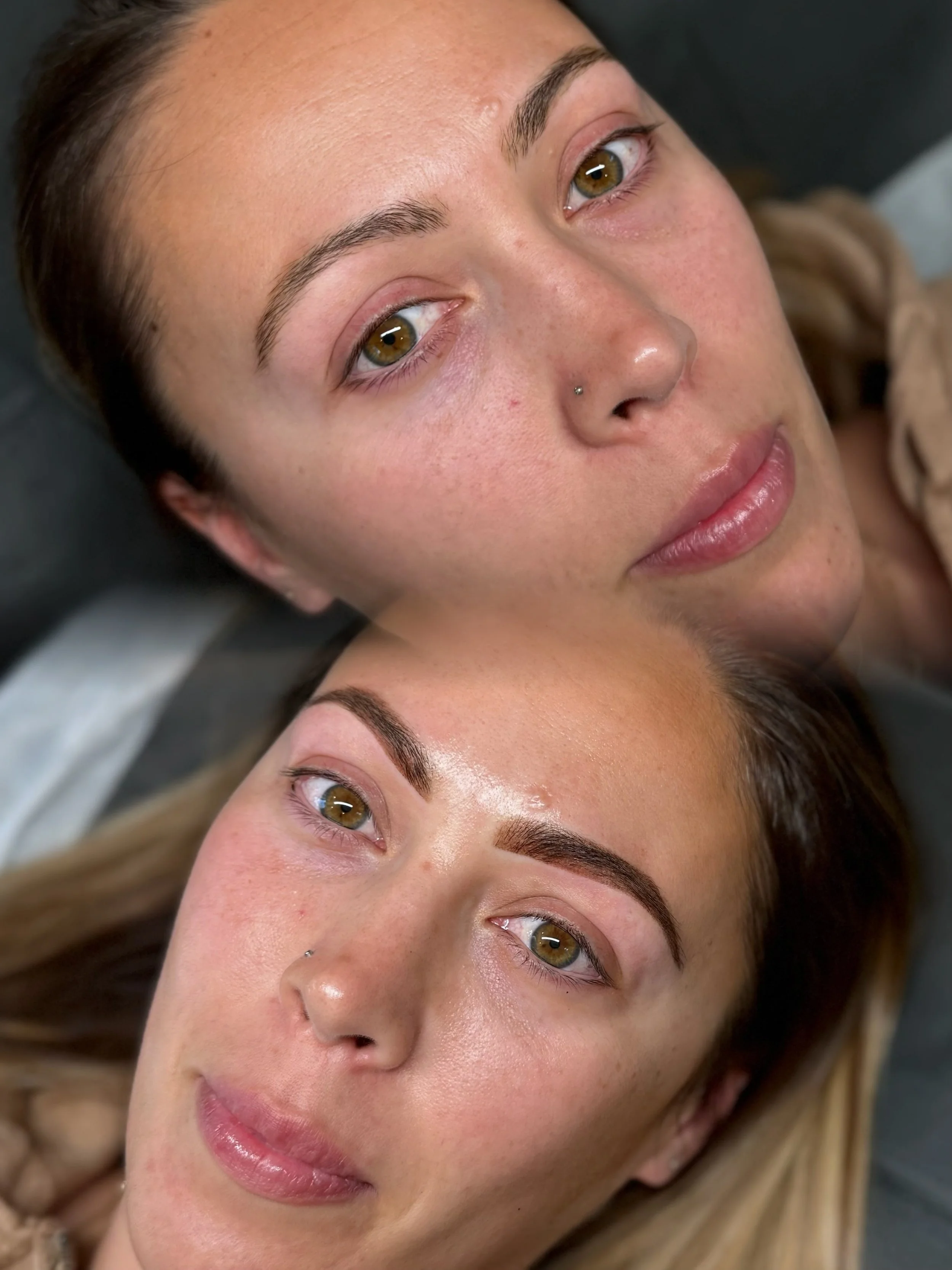 Natural-looking brow tattoo in Christchurch at Belle Amour Studio for enhanced definition and symmetry