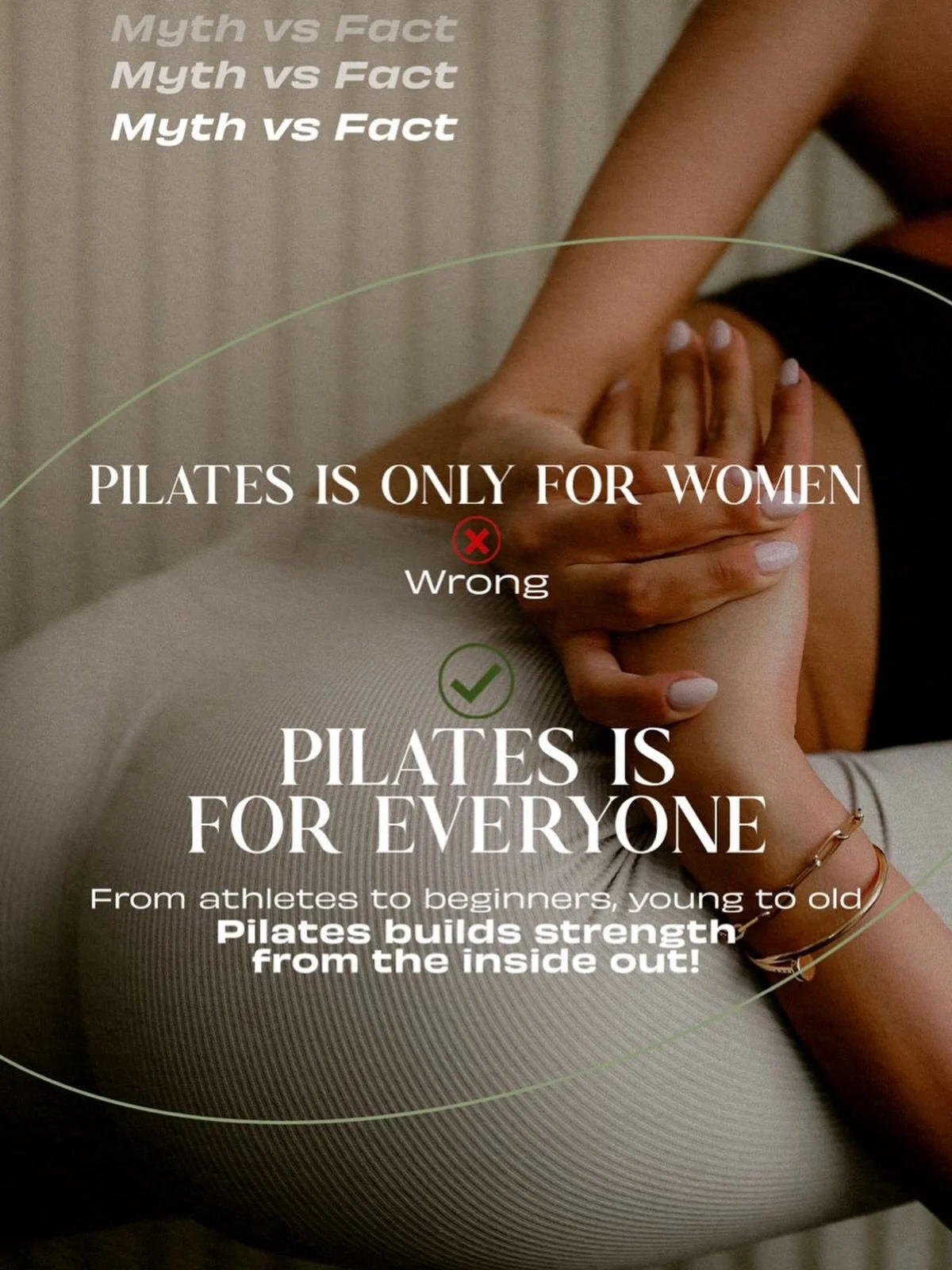 At Pilaia, we don&rsquo;t believe Pilates has a gender.
We believe in movement, strength, and longevity, for every body, every age, every person.
Pilates is for all. ✨