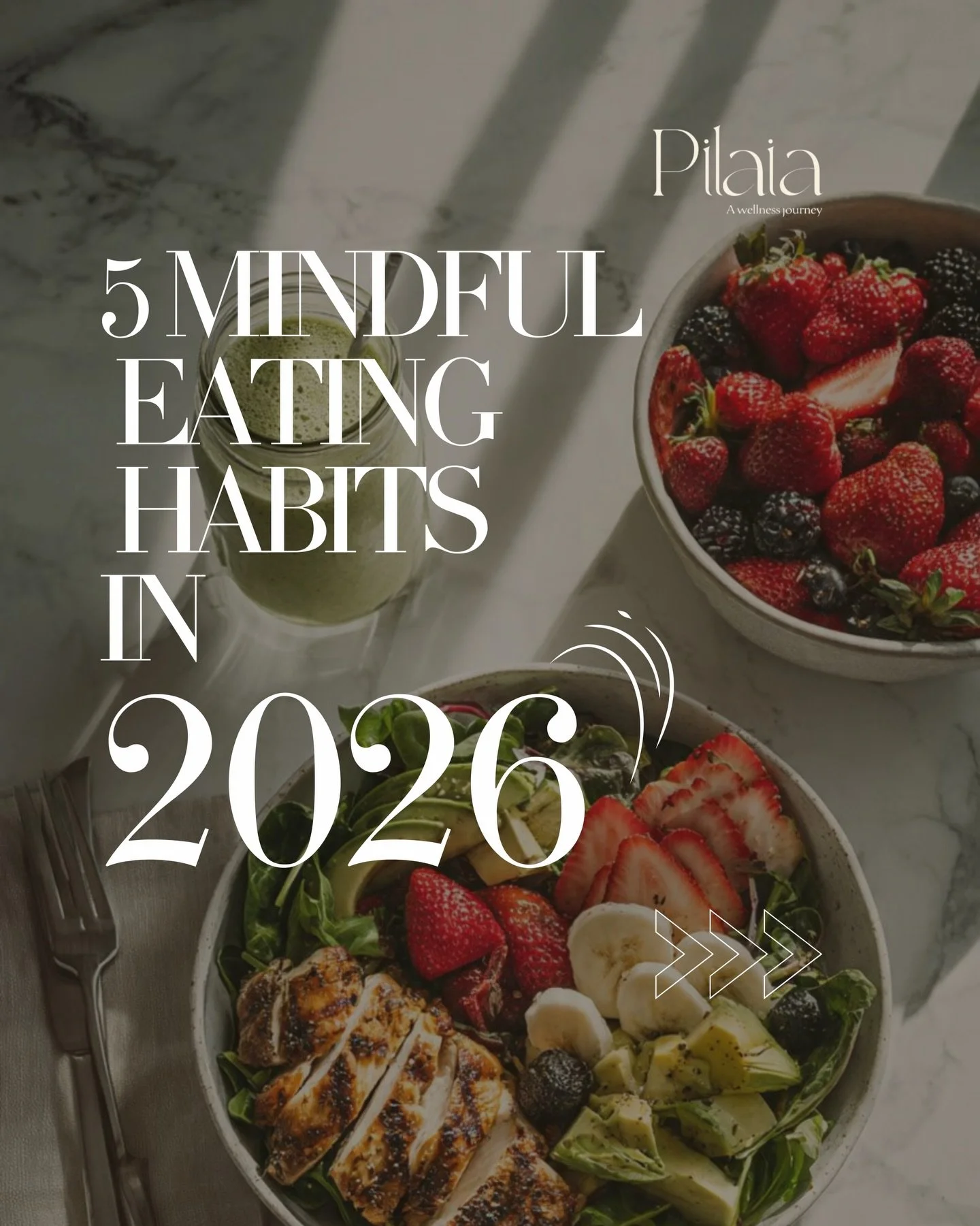 Mindful eating isn&rsquo;t about rules, it&rsquo;s about awareness ✨
Here are 5 habits we&rsquo;re bringing into 2026 for a more balanced, nourishing lifestyle.
Swipe &rarr; save &rarr; come back to it