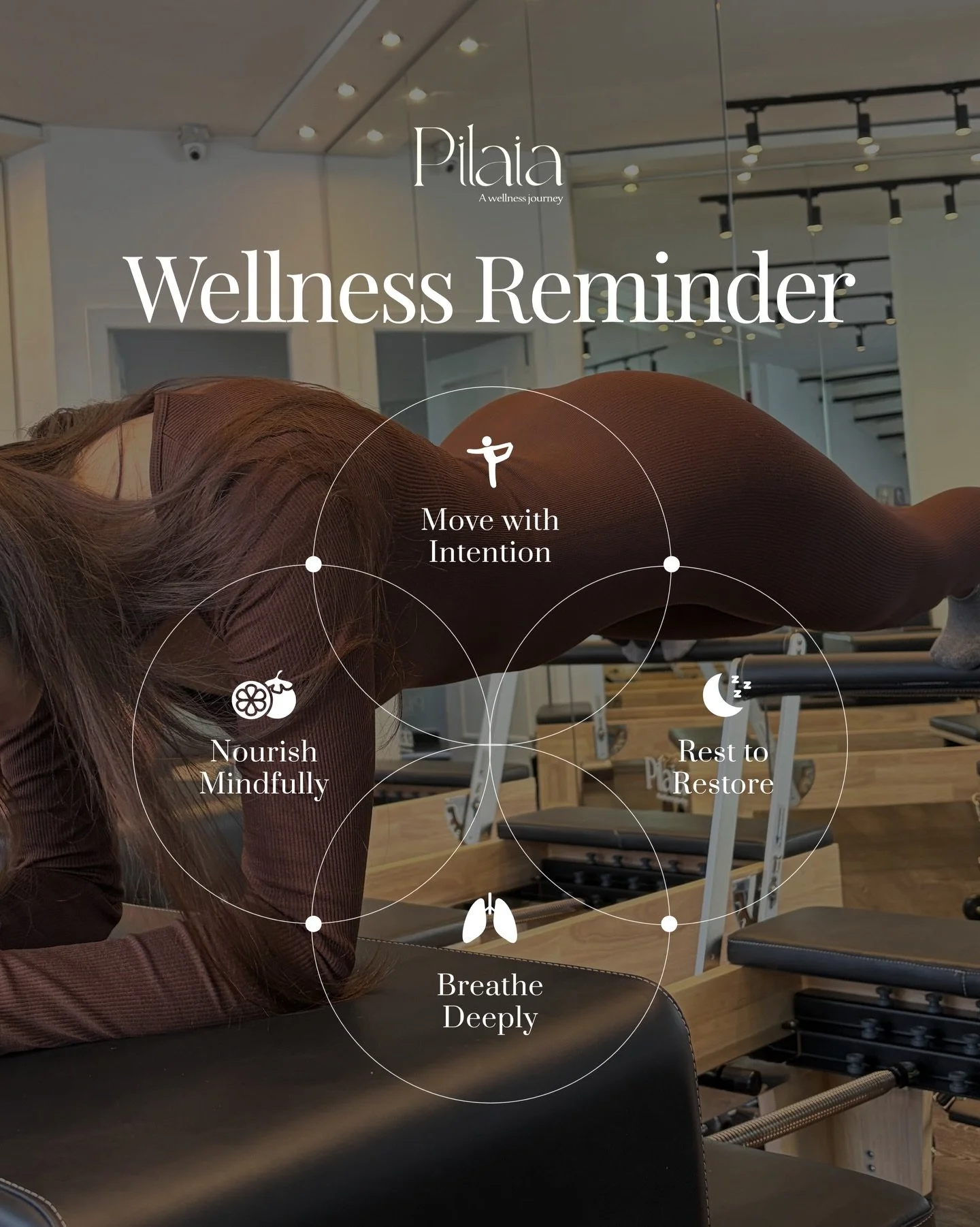 A gentle reminder ✨
Move with intention.
Breathe deeply.
Nourish mindfully.
Rest to restore.