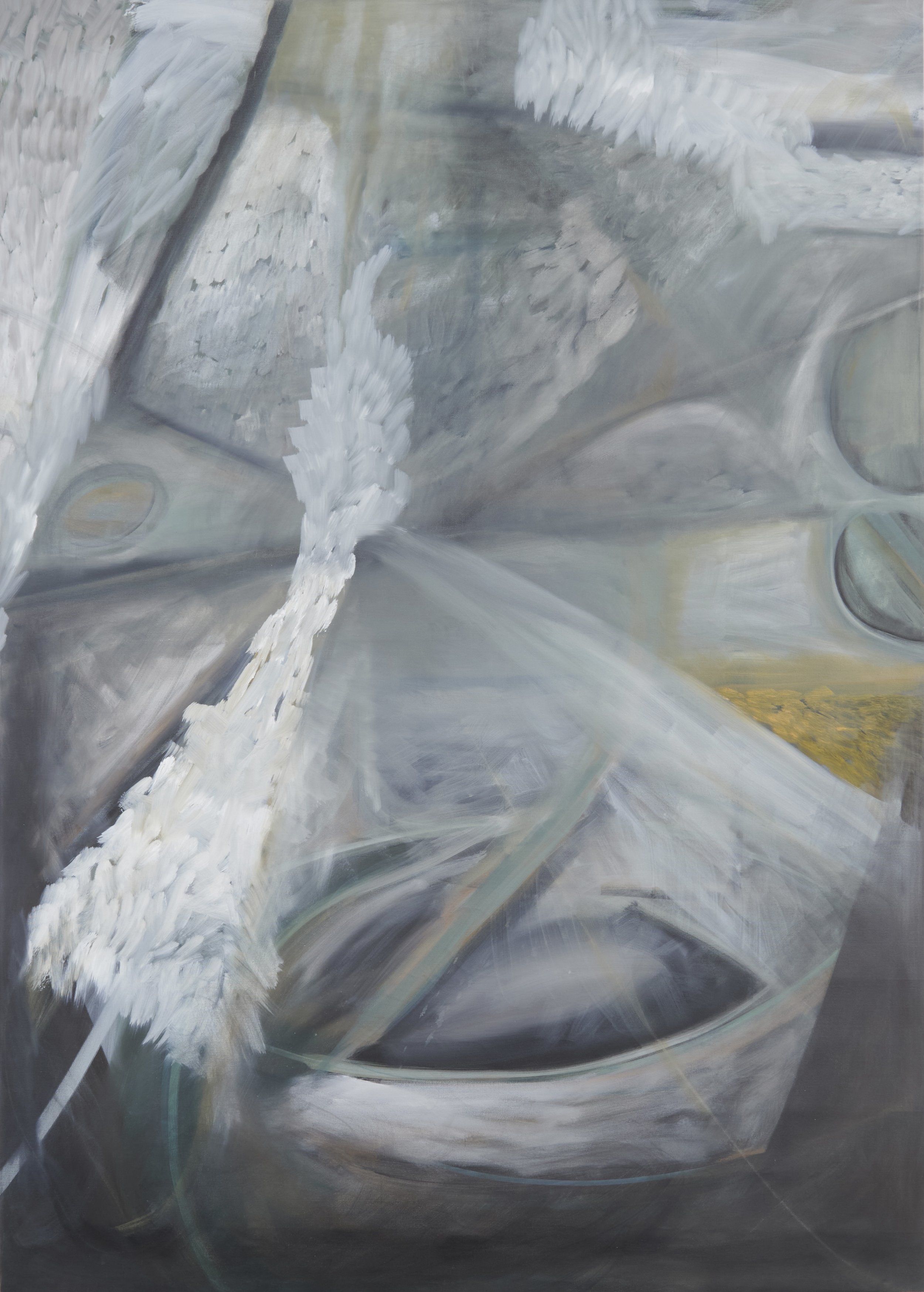 Artillery, 2024, 202x145cm, Oil on Canvas
