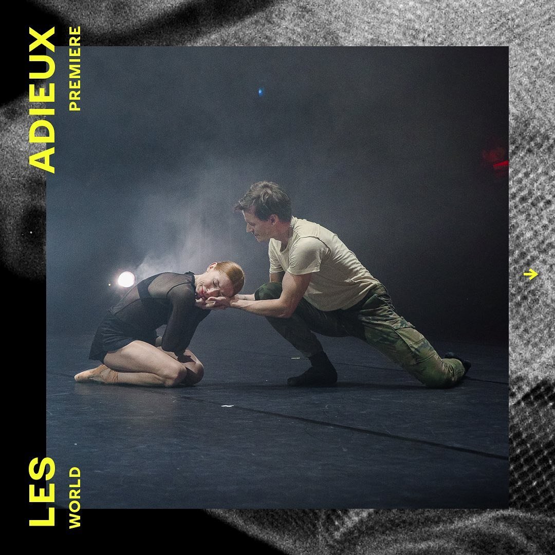 Les adieux
(2023)

Choreography: Eric Gauthier
Music: Metallica: &ldquo;Nothing Else Matters&rdquo; (Cover-Version) M&oslash;n Festival Ensemble:
Niklas Johansen (Guitar), David Moosmann (Violin)
Freja Eskildsen (Violin), Antonia Ohnimus (Viola), The
