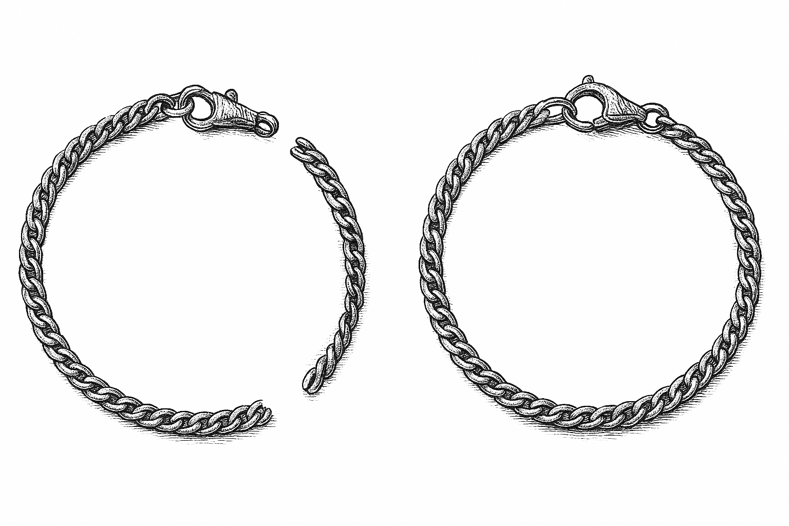 ネックレスのロー付け