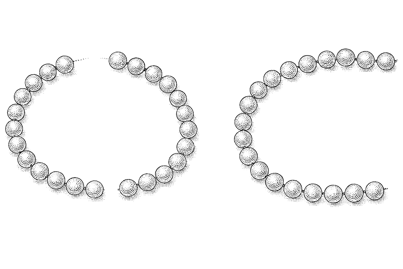 パールの糸替え