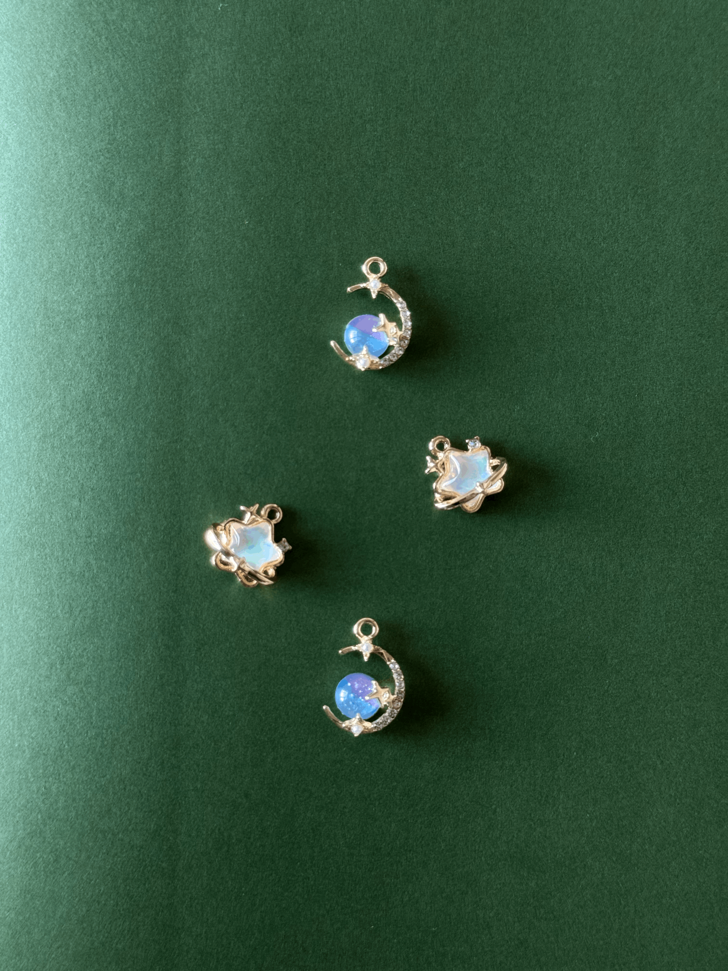Moon and Star Charm Set ๐โจ