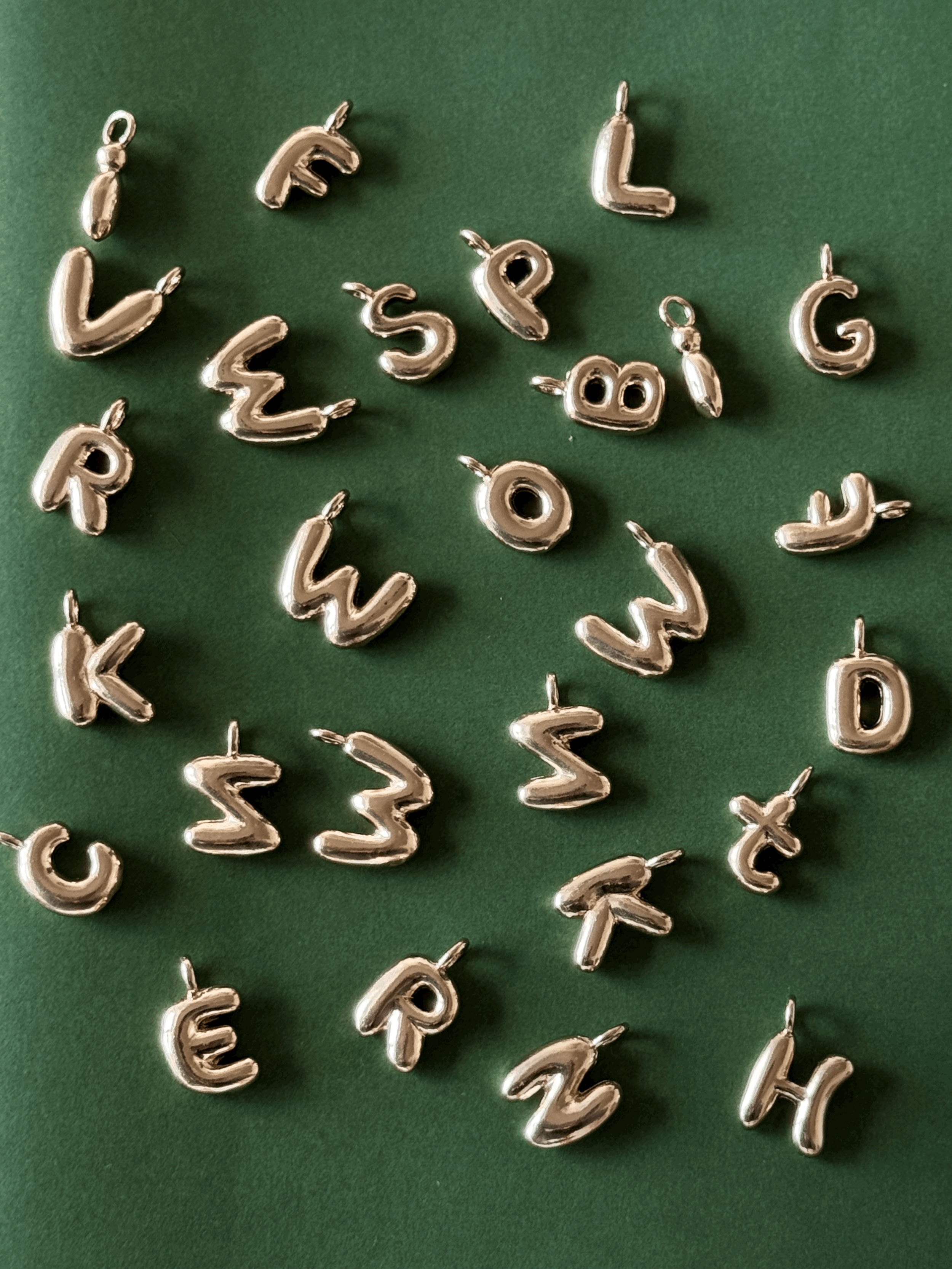 Bubble Letter Charms๐ ๐