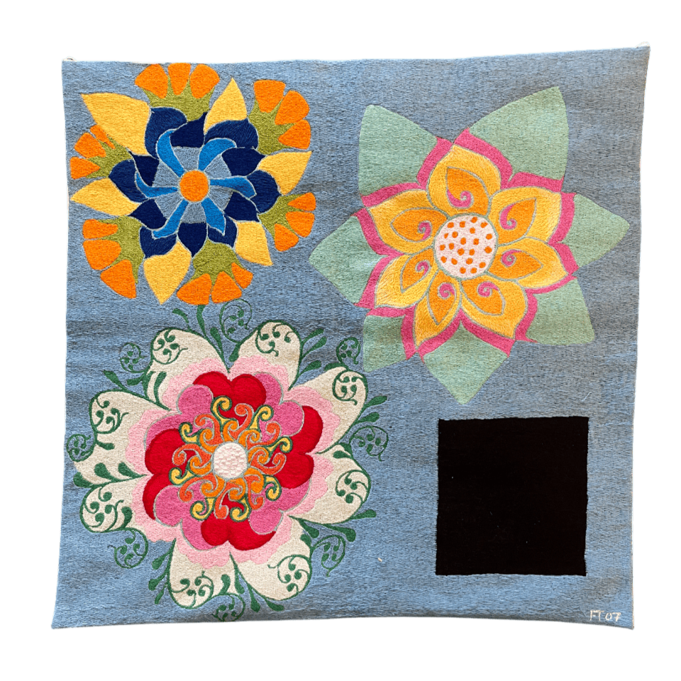 Untitled, embroidery, 2007, 44,50 × 44 cm (F.E.32)