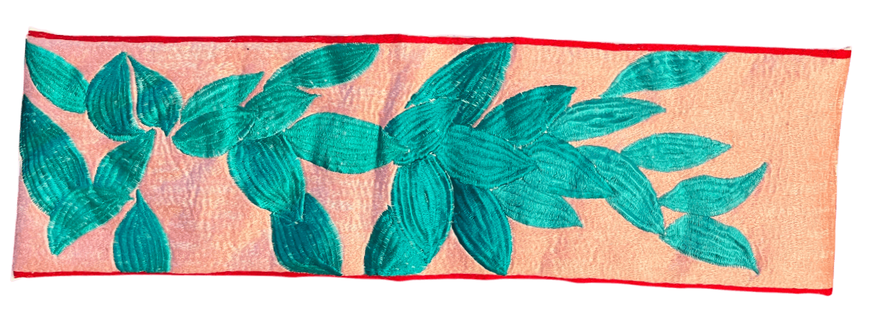 Untitled, embroidery, ca. 2000, 15 × 49 cm (F.E.56)