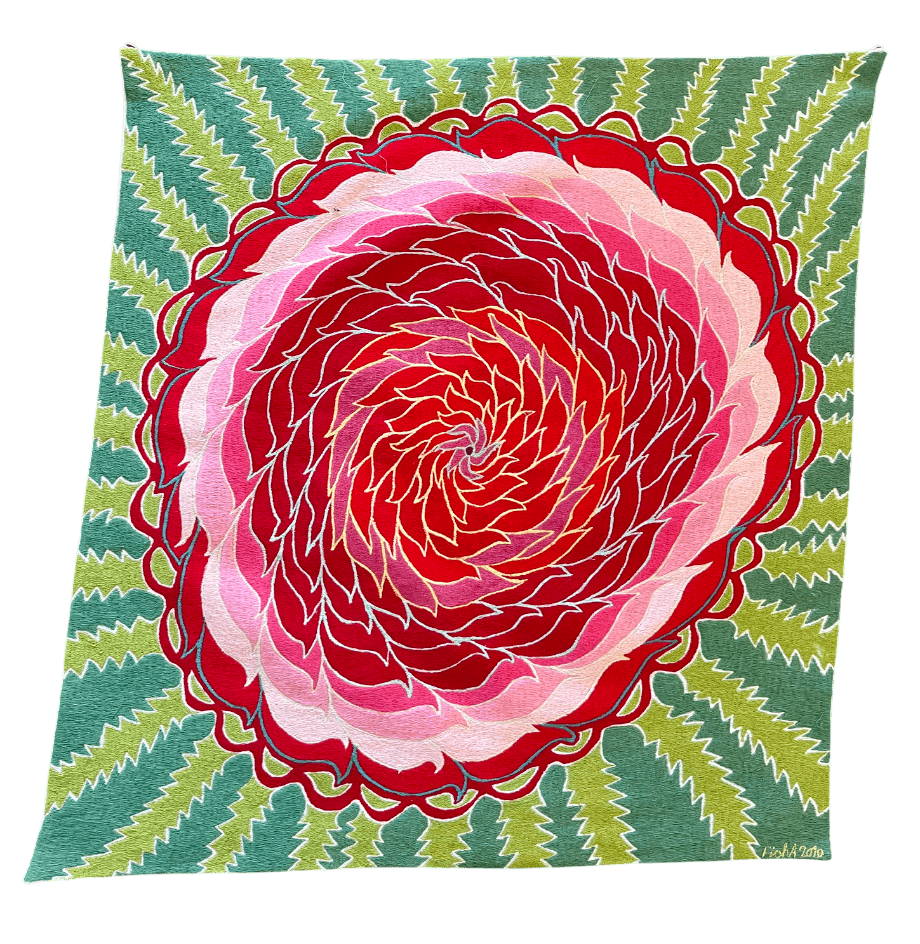 Untitled, embroidery, 2010, 63 × 60 cm (F.E.15)
