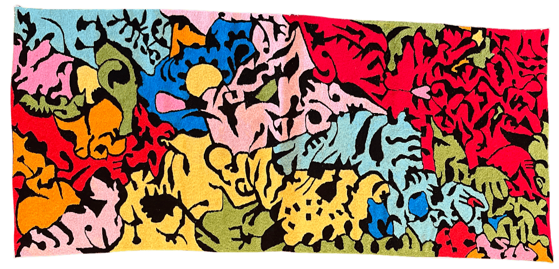 Untitled, embroidery, ca. 2010, 27 × 59 cm (F.E.43)