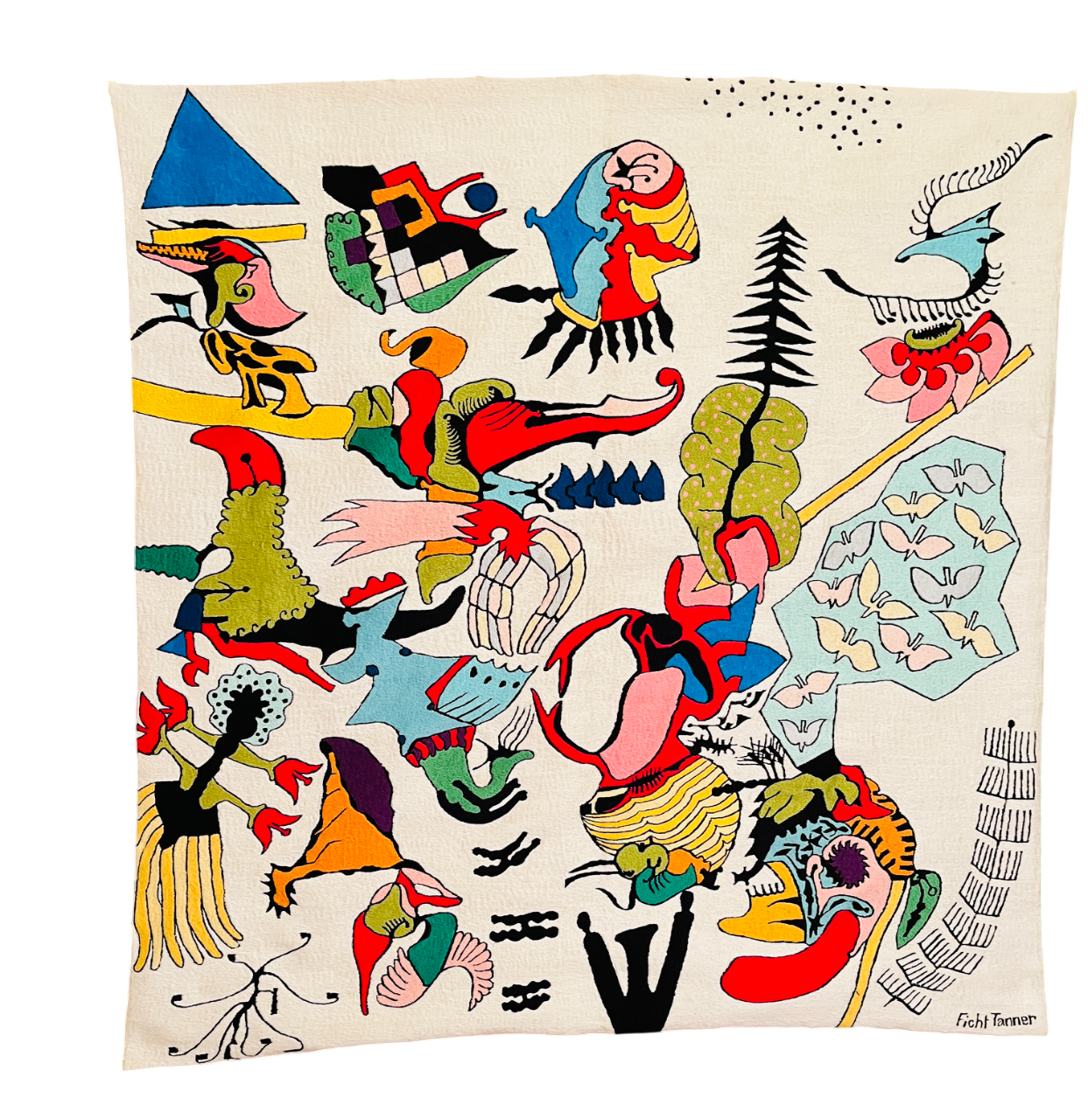 ca.1990, 81 x 79 cm, Price on request (Ref: F.E.01)