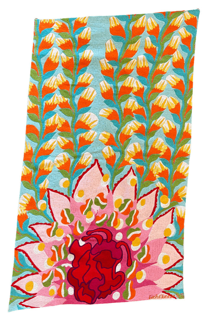 Untitled, embroidery, 2013, 184 × 148 cm (F.E.13)