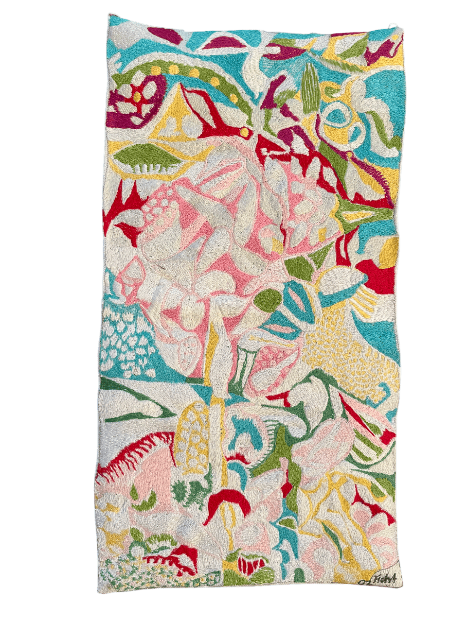 Untitled, embroidery, 2002, 37 × 20 cm (F.E.46)