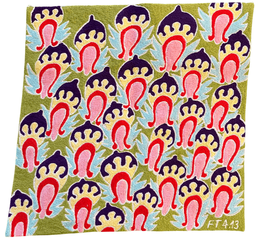 Untitled, embroidery, 2013, 32 × 32 cm (F.E.42)