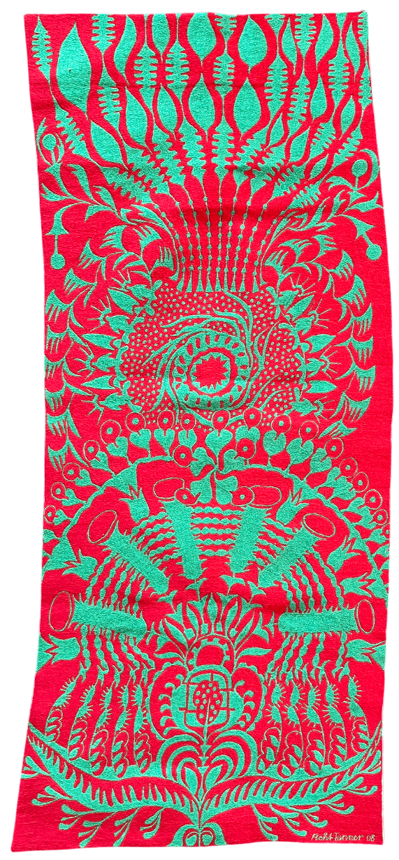 Untitled, embroidery, 2008, 107 × 46,50 cm (F.E.10)